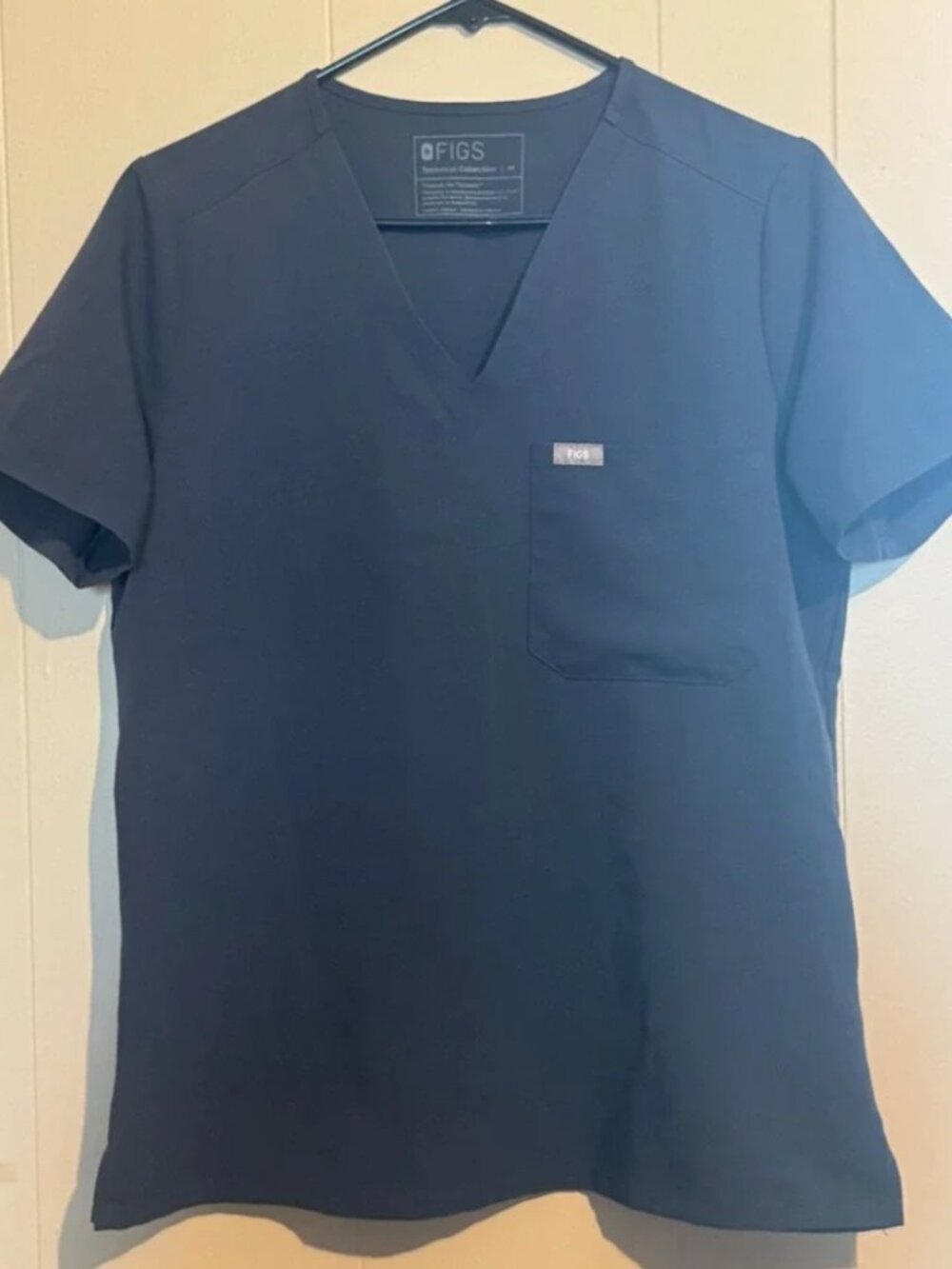 FIGS Dark Harbor Catarina Scrub Top